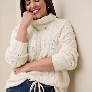 Cozy Cream Turtleneck Sweater